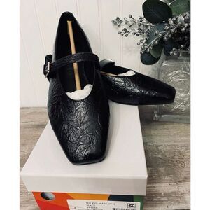 Katy Perry The Evie Black Ballet Mary Jane Flat Women’s Sz 9.5M